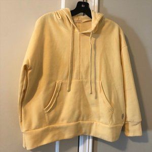 Yellow Free People Movement hoodie, size XS